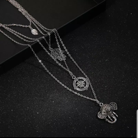 *Rayann* Layered Necklace - Picture 2 of 3